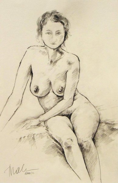 Anna sitzend (2000)