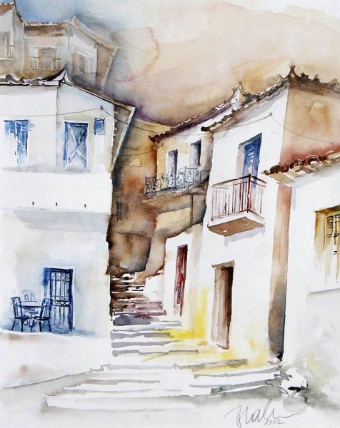 Gasse in Koroni (2002)
