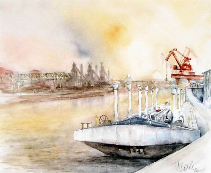 Hafen in der VOEST in Linz (2004)