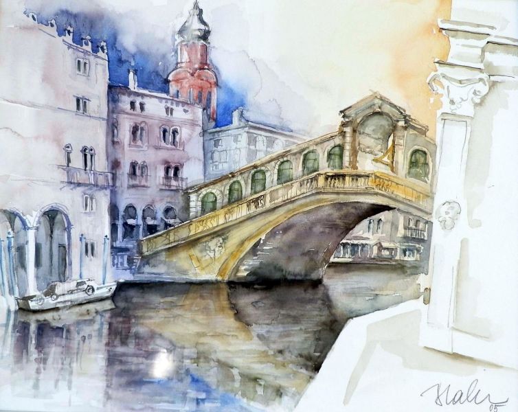 Rialtobrücke in Venedig (2005)