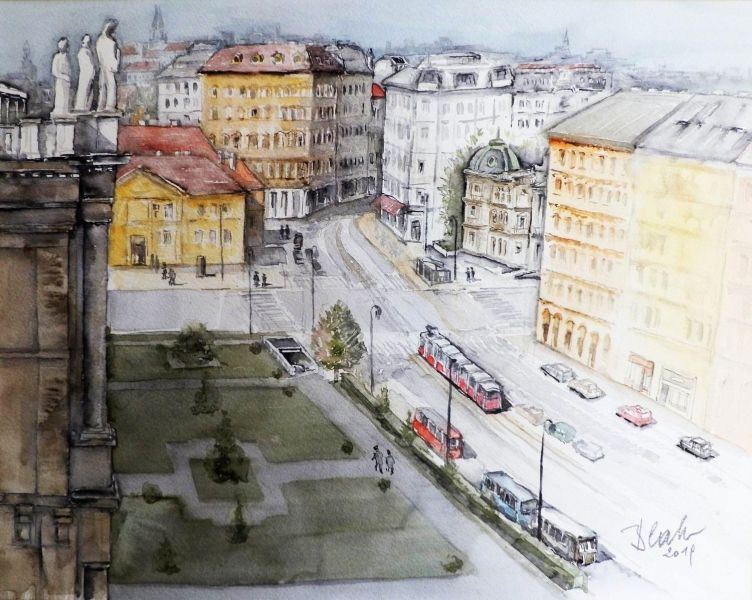Burggasse in Wien (2019)